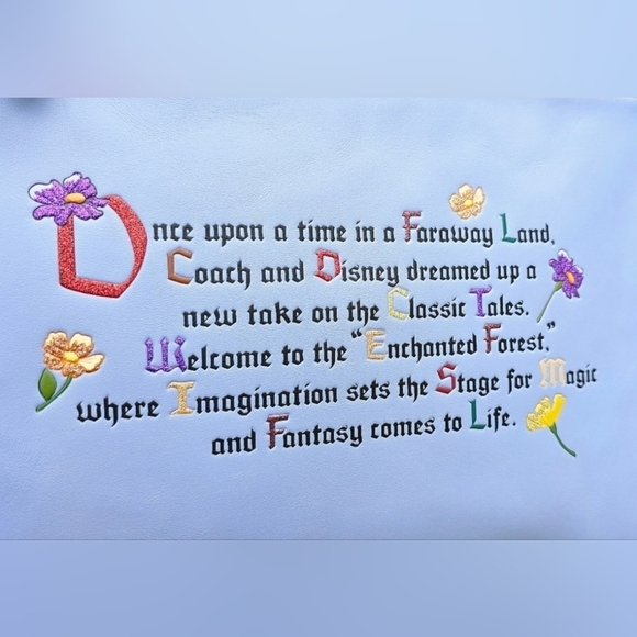 Coach x Disney Clutch "Once Upon A Time" (NWOT) - Picture 2 of 4
